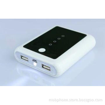 Business Trip 10000mah Plastic Usb Rechargeable Power Banks